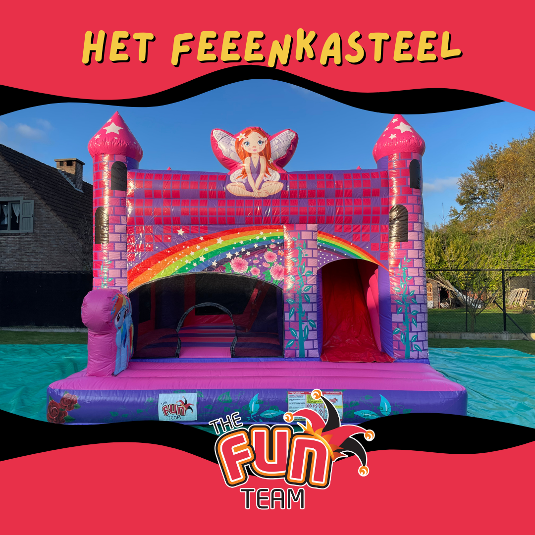 Aanbod springkastelen van The Fun Team