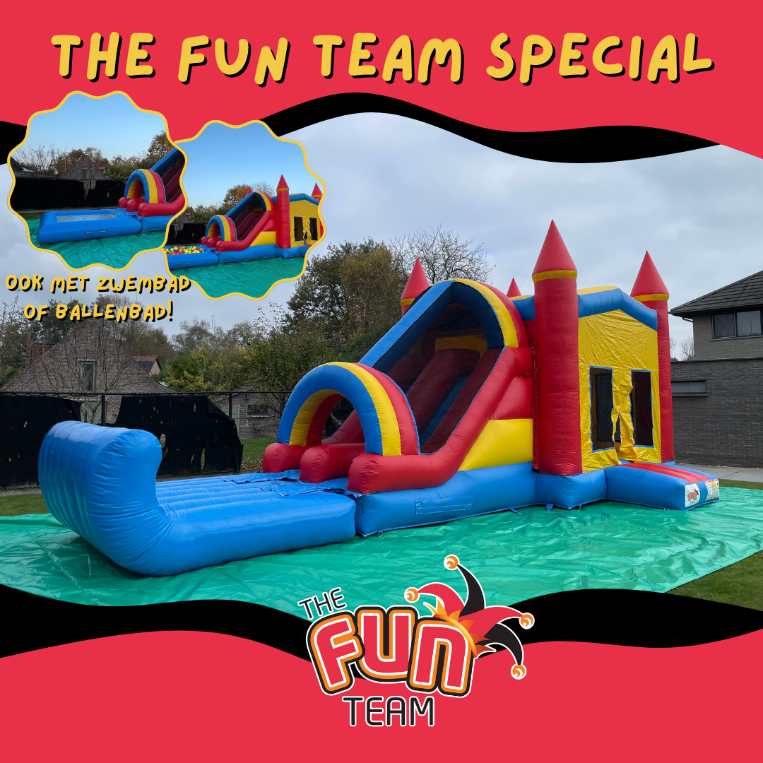 Springkasteel en attracties huren Waasland The Fun Team