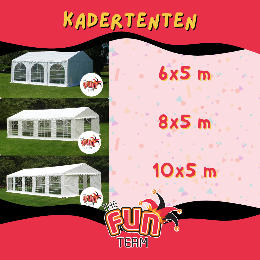 Kinderen spelen op springkasteel op evenement waasland