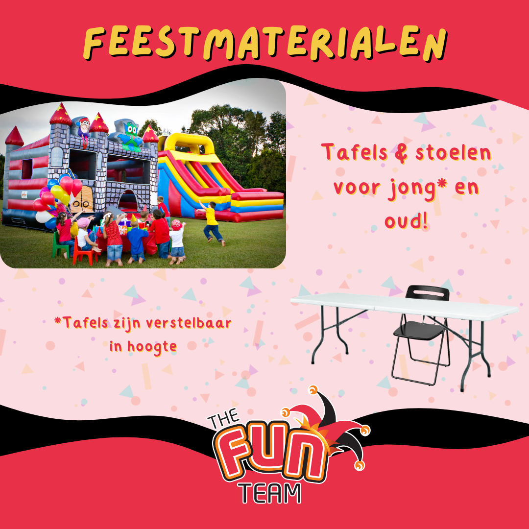 feestelijke opblaasbare attracties in Oost-Vlaanderen