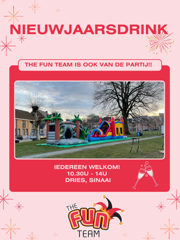 Nieuwjaarsdrink organiseren met tafels en stoelen
